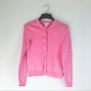Lilly Pulitzer Pink Button Up Cardigan Small